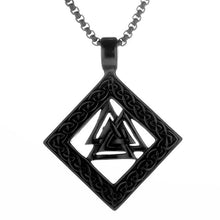 Laden Sie das Bild in den Galerie-Viewer, Gold NecklaceValknut Scandinavn