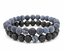 Laden Sie das Bild in den Galerie-Viewer, 8mm Lava Beads Braslet For Men