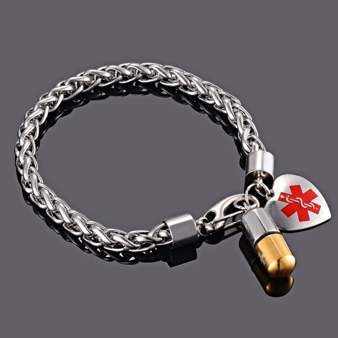 Waterproof Medical Pill Holder Diabetes