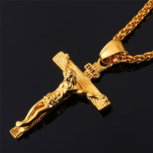 Laden Sie das Bild in den Galerie-Viewer, Religious Jesus Cross Necklace for Men