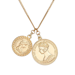 New  Vintage Medusa Portraitnts Coin Gold