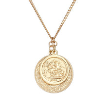 Laden Sie das Bild in den Galerie-Viewer, New  Vintage Medusa Portraitnts Coin Gold