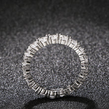 Laden Sie das Bild in den Galerie-Viewer, Luxury Jewelry Sliver Color Inlay Cubic Zirconia