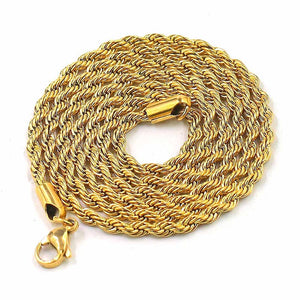 Peace Pigeon Gold Necklace Long 24K Gold Plated
