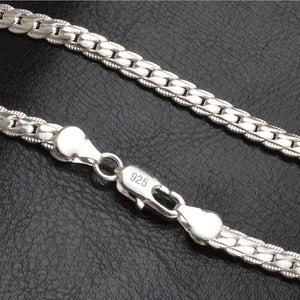 New 5mm chain 925 Sterling Silver Necklace