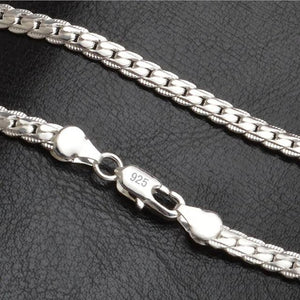 New 5mm chain 925 Sterling Silver Necklace