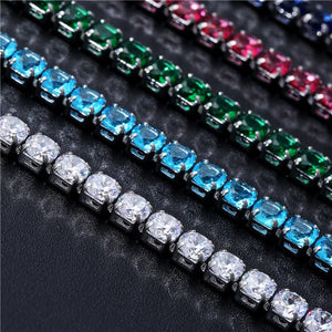 4mm Cubic Zirconia Tennis Bracelets Iced Out