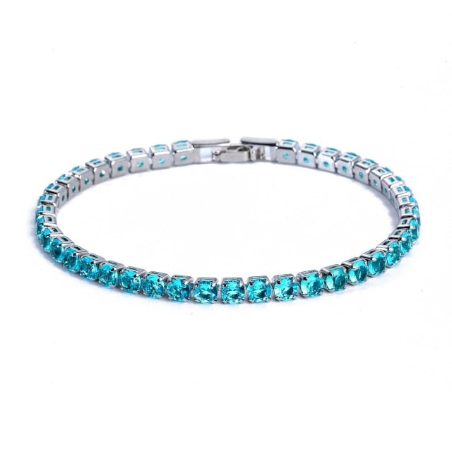 4mm Cubic Zirconia Tennis Bracelets Iced Out