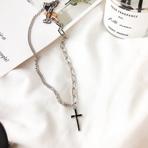 AOMU Girl Gift Metal Silver Cross