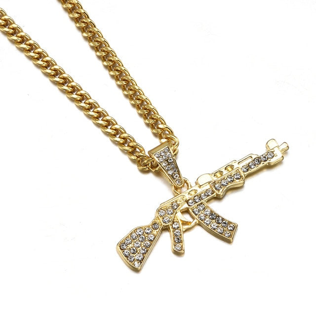 Shooter Gun Crystal 2019 Chain  AK47