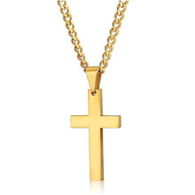 Laden Sie das Bild in den Galerie-Viewer, Vintage Cross Pendant Necklace Stainless