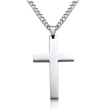 Laden Sie das Bild in den Galerie-Viewer, Vintage Cross Pendant Necklace Stainless