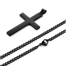 Laden Sie das Bild in den Galerie-Viewer, Vintage Cross Pendant Necklace Stainless