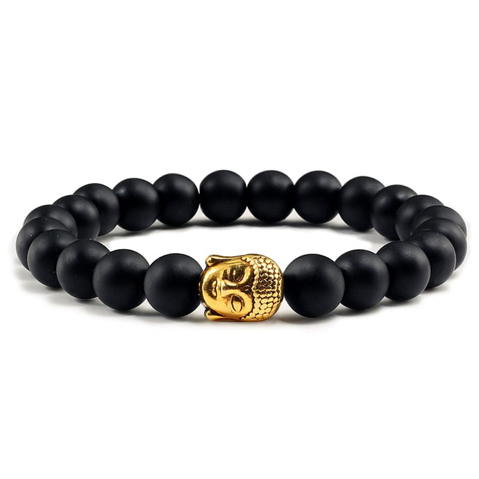 Healing Gold Buddha Head Prayer
