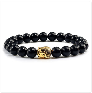 Healing Gold Buddha Head Prayer
