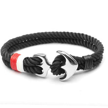 Laden Sie das Bild in den Galerie-Viewer, Men Bracelet Nylon Rope Chain amp Link Bracelets