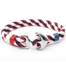 Laden Sie das Bild in den Galerie-Viewer, Men Bracelet Nylon Rope Chain amp Link Bracelets