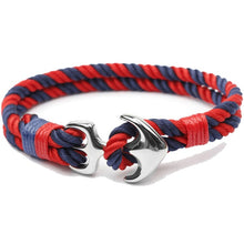 Laden Sie das Bild in den Galerie-Viewer, Men Bracelet Nylon Rope Chain amp Link Bracelets