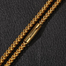 Laden Sie das Bild in den Galerie-Viewer, Franco Chain Necklace 316L Stainless Steel 6mm Wide Gold/Silver Color