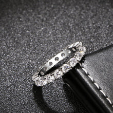 Laden Sie das Bild in den Galerie-Viewer, Luxury Jewelry Sliver Color Inlay Cubic Zirconia