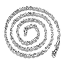 Laden Sie das Bild in den Galerie-Viewer, MM Rope Chain 925 Sterling Silver Chain