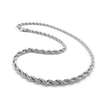 Laden Sie das Bild in den Galerie-Viewer, MM Rope Chain 925 Sterling Silver Chain