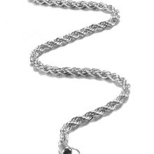 Laden Sie das Bild in den Galerie-Viewer, MM Rope Chain 925 Sterling Silver Chain