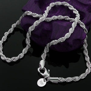 MM Rope Chain 925 Sterling Silver Chain