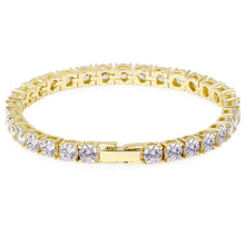 Laden Sie das Bild in den Galerie-Viewer, 5mm CZ crystal Silver Tennis Braclet