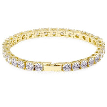 Laden Sie das Bild in den Galerie-Viewer, 5mm CZ crystal Silver Tennis Braclet