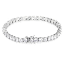 Laden Sie das Bild in den Galerie-Viewer, 5mm CZ crystal Silver Tennis Braclet