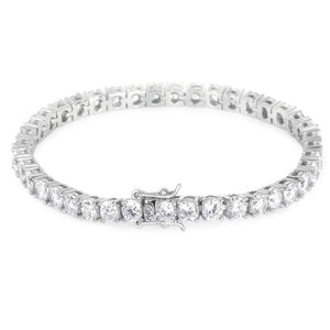5mm CZ crystal Silver Tennis Braclet
