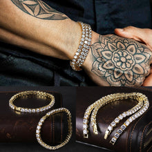 Laden Sie das Bild in den Galerie-Viewer, 5mm CZ crystal Silver Tennis Braclet