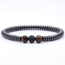 Laden Sie das Bild in den Galerie-Viewer, Micro Pave CZ Zirconia Gold ball Charm Bracelet Men