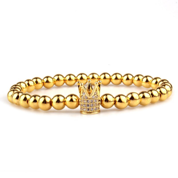 Gold Color Imperial Micro Pave Crystal
