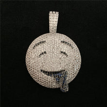 Laden Sie das Bild in den Galerie-Viewer, Drool Round FaceCharm Bling Cubic Zircon