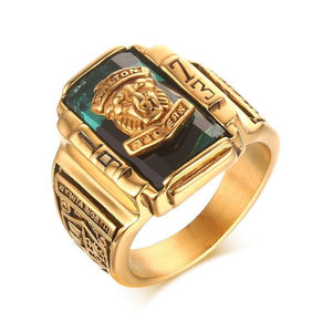 Crystal Ring 1973 Walton Tigers Navy Signet