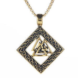 Gold NecklaceValknut Scandinavn
