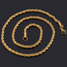 Laden Sie das Bild in den Galerie-Viewer, Gold Color Filled Stainless Steel Necklace  High Quality