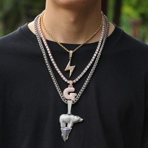 Franco Chain Necklace 316L Stainless Steel 6mm Wide Gold/Silver Color