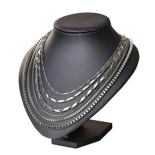 Laden Sie das Bild in den Galerie-Viewer, Standart men Stainless Steel Choker with 21-24 Inches (2.1mm-5mm Wide)