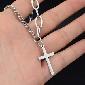 Long Cross Alien Pendant Disco DJ Band