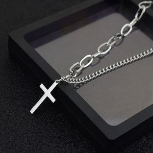 Long Cross Alien Pendant Disco DJ Band