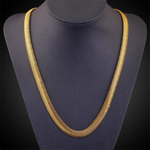Hot Long Necklace Jewelry 18 K 6MM 50cm 20inch Men