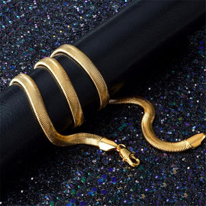 Hot Long Necklace Jewelry 18 K 6MM 50cm 20inch Men