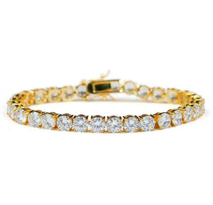 Big cubic zirconia CZ bracelet 20.5CM
