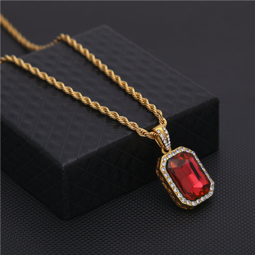 Unisex Vintage Golden Necklaces Charm