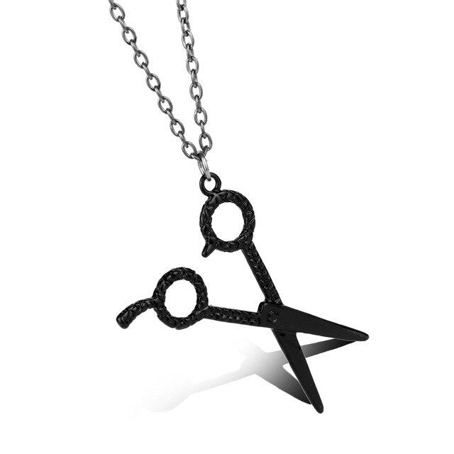 Barber Clipper Pendant Necklaces Metal Hair Clipper Barber