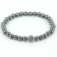 Laden Sie das Bild in den Galerie-Viewer, 2019 Hematite Bracelet Charm Stretchy