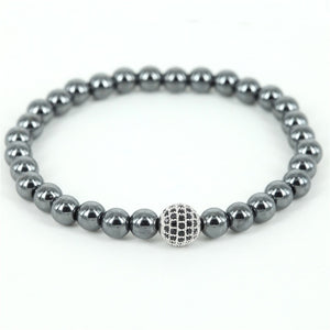2019 Hematite Bracelet Charm Stretchy